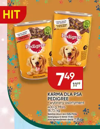 Chata Polska Karma dla psa pedigree Mars oferta