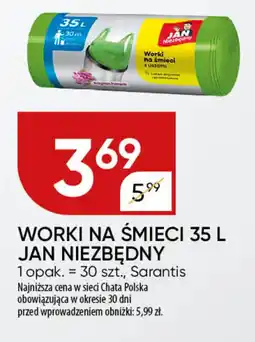 Chata Polska Worki na śmieci jan niezbędny Sarantis oferta