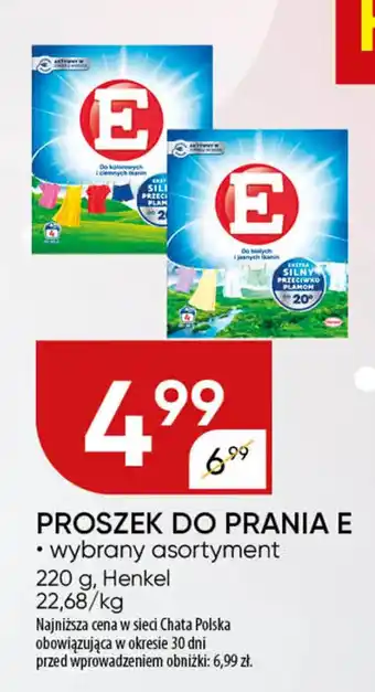 Chata Polska Proszek do prania E Henkel oferta