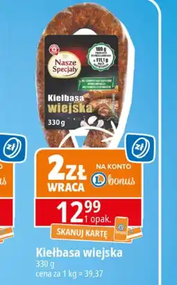 E.Leclerc Kiełbasa wiejska Nasze Specjały oferta