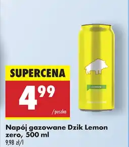 Biedronka Napój gazowany Dzik oferta