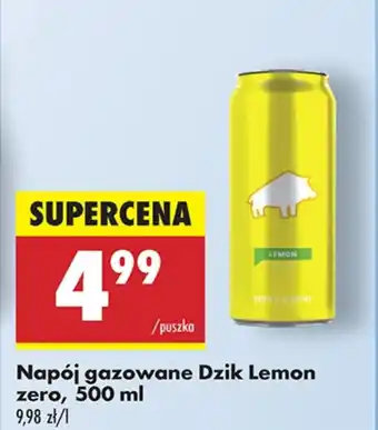 Biedronka Napój gazowany Dzik oferta