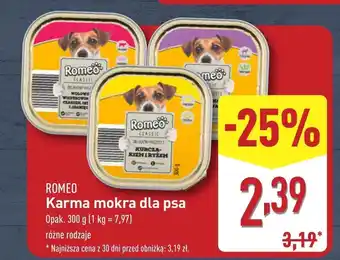 ALDI Karma dla psa Romeo oferta