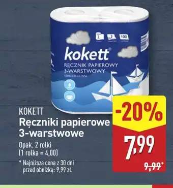 ALDI Ręcznik papierowy Kokett oferta