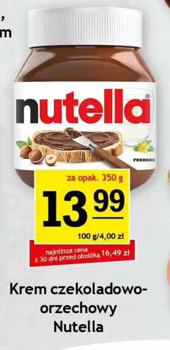 Gram Market Krem czekoladowo-orzechowy Nutella oferta