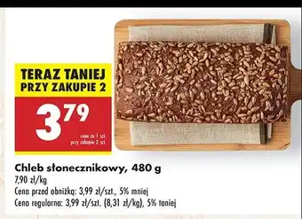 Biedronka Chleb słonecznikowy oferta