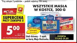 Biedronka Masło ekstra Mleczna dolina oferta