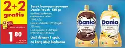 Biedronka Serek wanilia saszetka Danone danio oferta