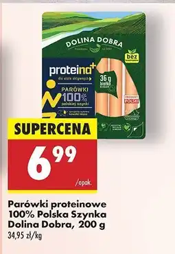 Biedronka Parówki z proteiną Dolina dobra oferta