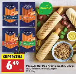 Biedronka Parówki hot dog classic Kraina wędlin oferta