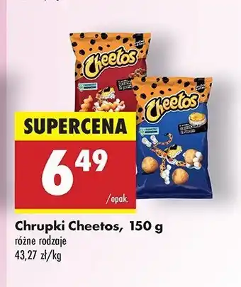 Biedronka Chrupki spirals ser z ketchupem Cheetos Frito lay cheetos oferta