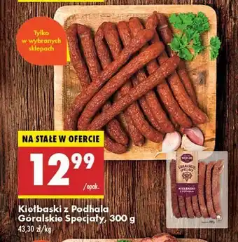 Biedronka Kiełbasa z podhala Kraina wędlin oferta