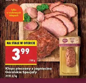 Biedronka Klops pieczony z jagnięciną Kraina wędlin oferta