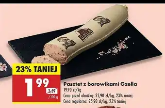 Biedronka Pasztet z borowikami Gzella oferta