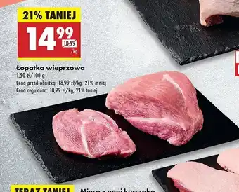 Biedronka Łopatka wieprzowa oferta