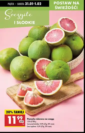 Biedronka Pomelo różowe oferta