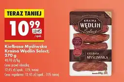 Biedronka Kiełbasa myśliwska Kraina wędlin select oferta