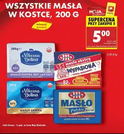 Biedronka Masło ekstra bez laktozy Mleczna dolina oferta