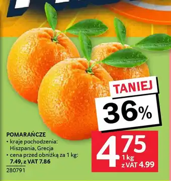 Selgros Pomarańcze oferta