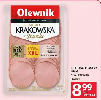 Selgros Kiełbasa plastry oferta