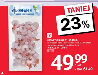 Selgros Krewetki białe 31-40 oferta