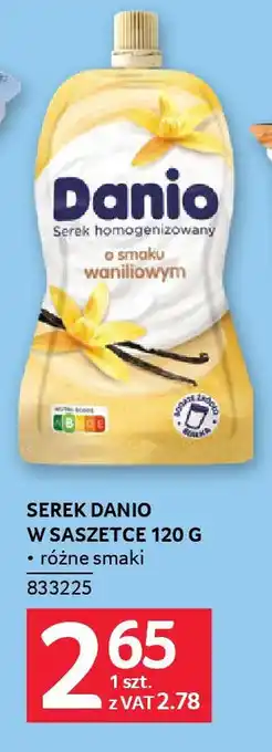 Selgros Serek danio w saszetce oferta