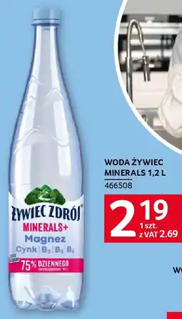 Selgros Woda żywiec minerals oferta