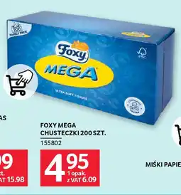 Selgros Foxy mega chusteczki oferta