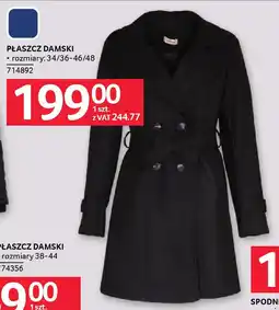 Selgros Płaszcz damski oferta