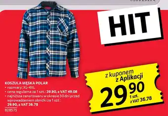 Selgros Koszula męska polar oferta