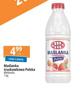 E.Leclerc Maślanka truskawkowa polska Mlekovita oferta