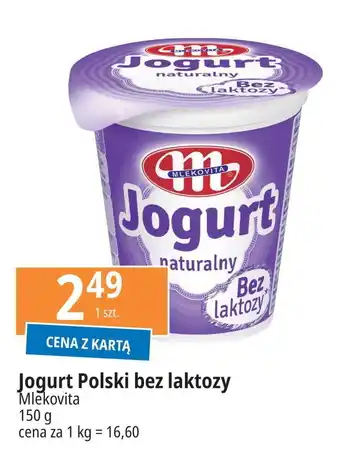 E.Leclerc Jogurt naturalny bez laktozy Mlekovita Polski oferta