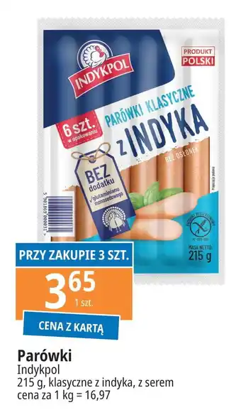 E.Leclerc Parówki klasyczne Indykpol Jedynki oferta