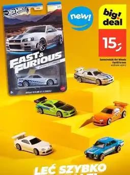 Dealz Samochodzik fast and furious Hot Wheels oferta