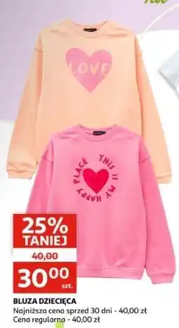 Auchan Bluza dziecięca oferta