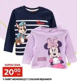 Auchan T-shirt bawełniany niemowlęcy oferta