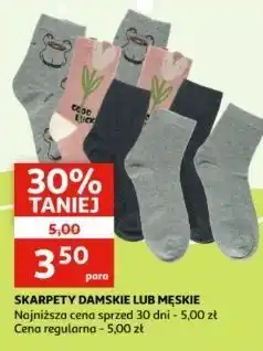 Auchan Skarpety męskie oferta