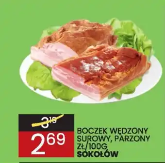 Wafelek Boczek wędzony surowy, parzony sokołów oferta