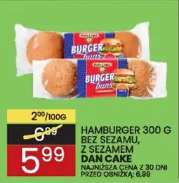 Wafelek Hamburger dan cake oferta