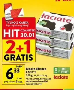 Intermarche Łaciate Masło ekstra 200 g oferta