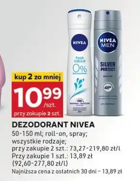 Stokrotka Optima Nivea Fresh Natural Dezodorant Spray 150ml oferta