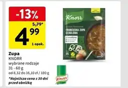 Intermarche Knorr Rozkosze podniebienia Francuska zupa cebulowa 31 g oferta