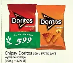 Cezar Delikatesy Doritos Nacho Chipsy kukurydziane o smaku serowym 100 g oferta