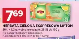 Stokrotka Optima Lipton Zielona herbata z nutą cytrusów 26 g (20 torebek) oferta