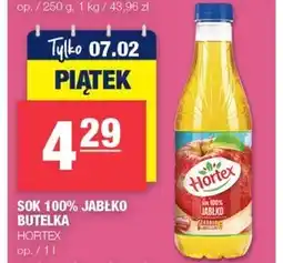 Spar Hortex Sok 100 % jabłko 1 l oferta