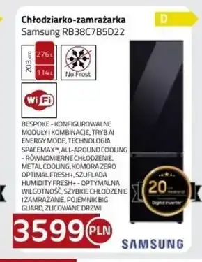 Kakto Chłodziarko zamrażarka Samsung oferta