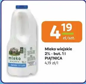 Społem Piątnica Mleko wiejskie świeże 2,0% 1 l oferta