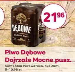 Społem Dębowe Dojrzałe Mocne Piwo jasne 2 l (4 x 0,5 l) oferta