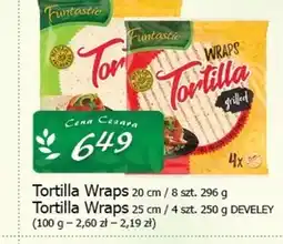 Cezar Delikatesy Funtastic Tortilla pszenna grillowana 250 g (4 x 62,5 g) oferta