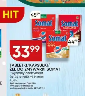 Chata Polska Somat Gold XXL Tabletki do mycia naczyń w zmywarkach 774,4 g (44 sztuki) oferta